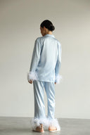 Pajama set - Blue feather