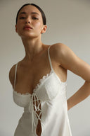 Kendall - White slip dress