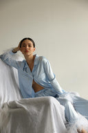 Pajama set - Blue feather