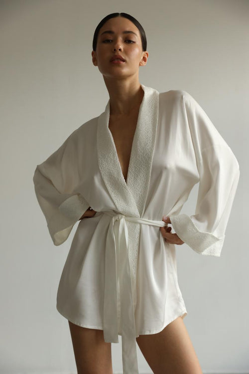 Kimono robe - White