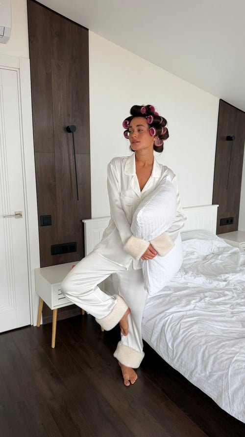 Carla pjs - White with pants