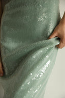 Hailey - Mint sequin dress