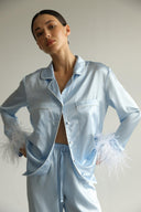 Pajama set - Blue feather