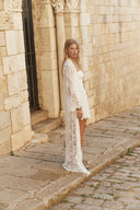 Susan - long lace robe