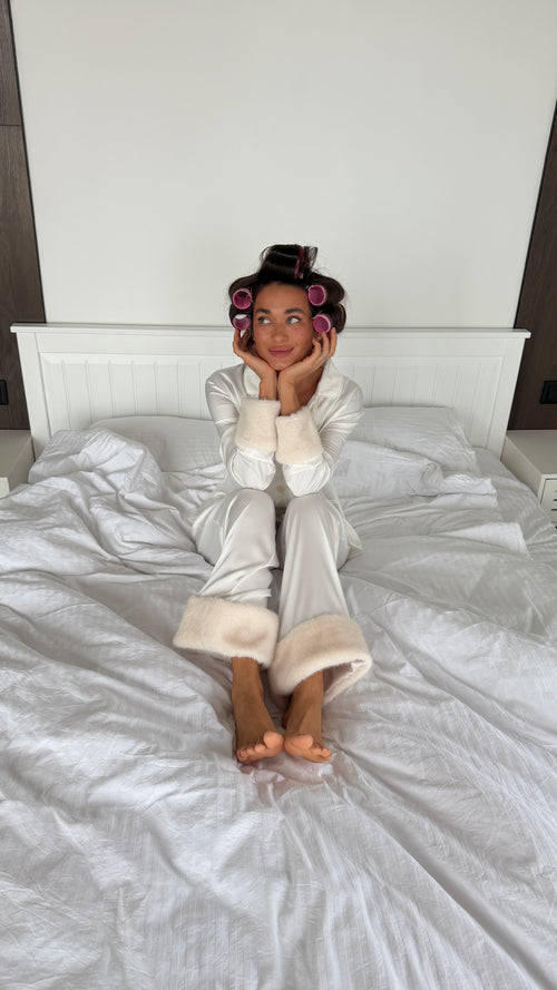 Carla pjs - White with pants