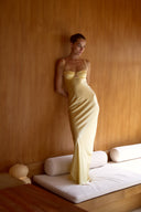 Megan - Yellow long dress