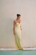 Megan - Yellow long dress