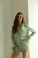 Crystal PJs- Green short