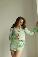Crystal PJs- Green short