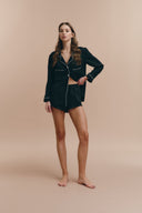 Піжама Емілі - Чорна з шортами