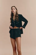 Піжама Емілі - Чорна з шортами