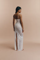 Daniella - Long semi sheer dress