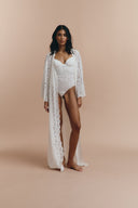 Daniella - Long lace robe