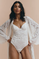 Daniella - Long lace robe