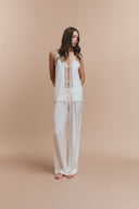 Lucy - White pjs with pants