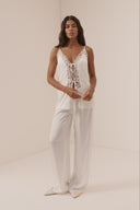 Lucy - White pjs with pants