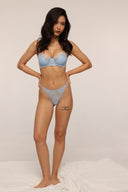 Cindy - lace briefs - Blue