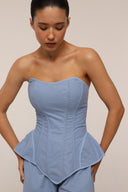 Courtney - Blue corset