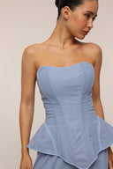 Courtney - Blue corset