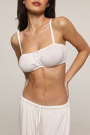 Amelia - non wire bra - White