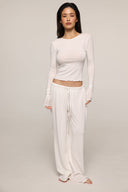 Amelia - long pants - White