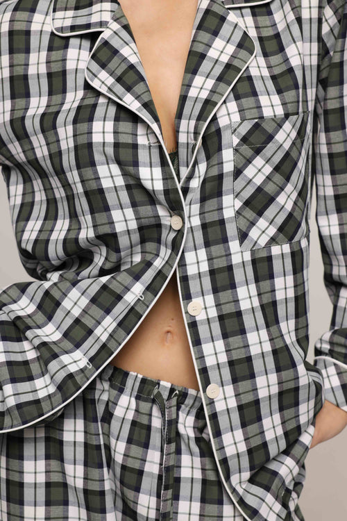 Tartan - shorts - Green