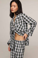Tartan - pjs long sleeve shirt - Green