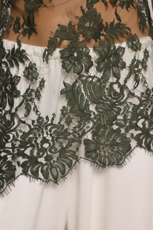 Sophia - lace top - Green