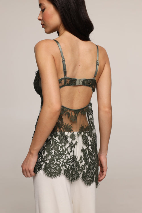 Sophia - lace top - Green