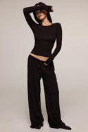 Amelia - long pants - Chocolate