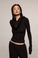 Amelia - long sleeve - Chocolate