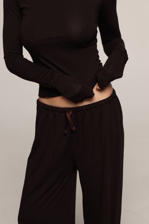 Amelia - long pants - Chocolate