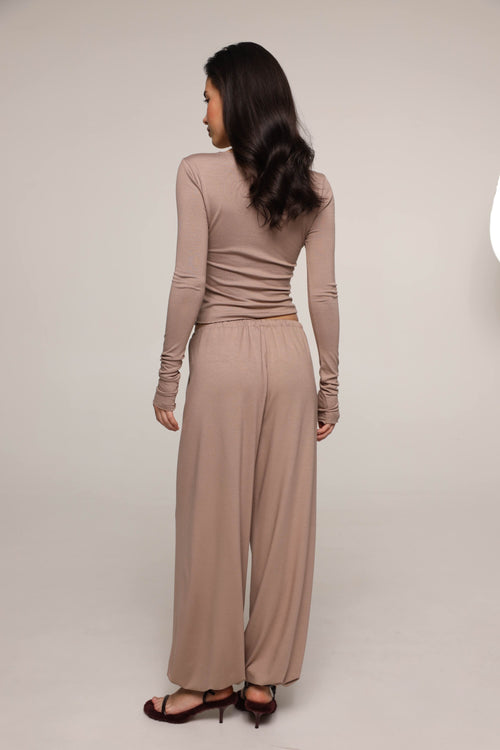 Anastasia - joggers- Cappuccino