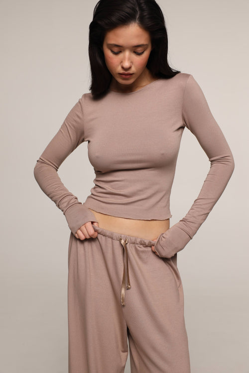 Anastasia - long sleeve - Cappuccino