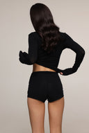 Klara - кашемірова сукня з довгим рукавом - чорна